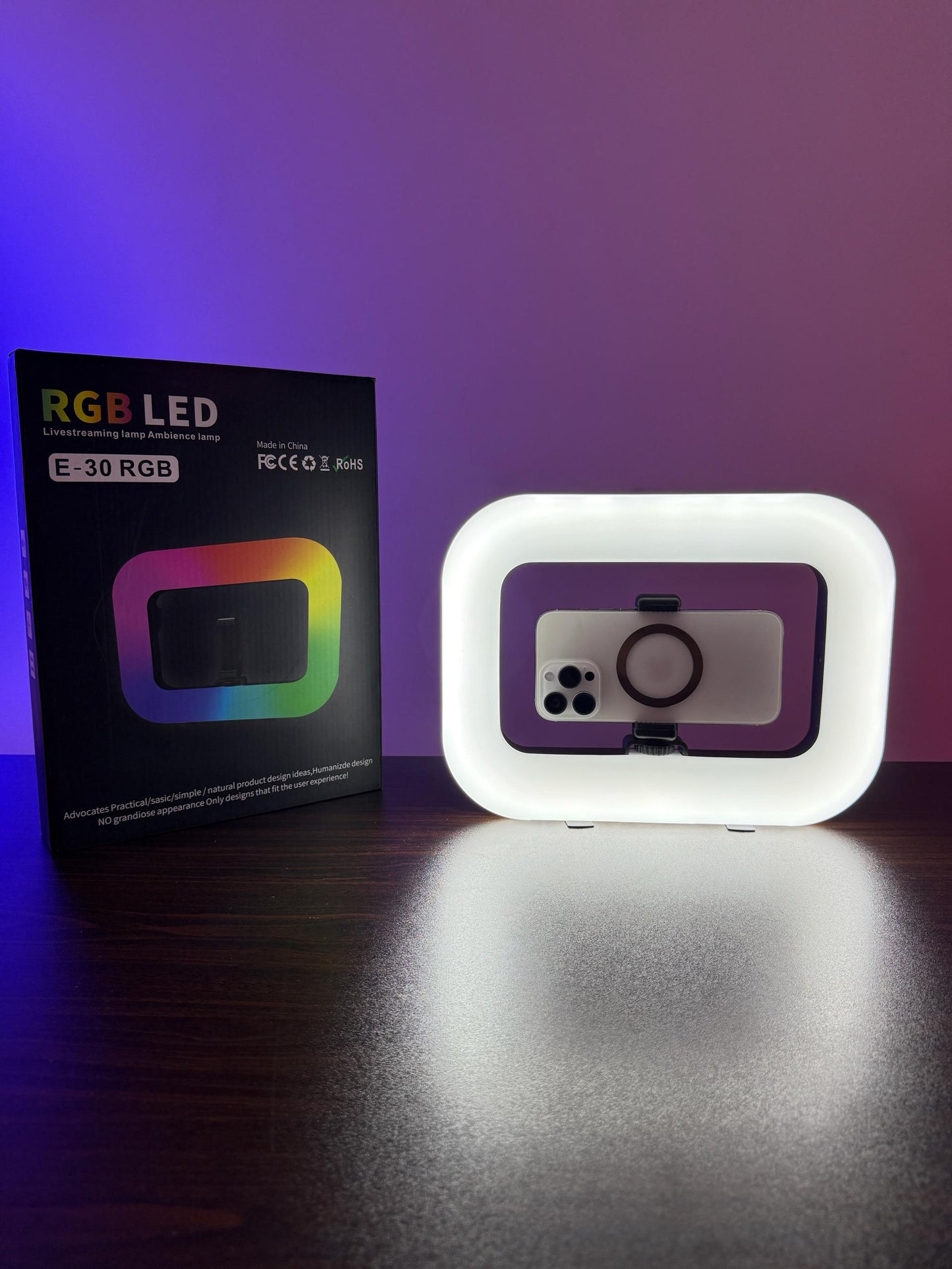Anneau Lumineux Rechargeable