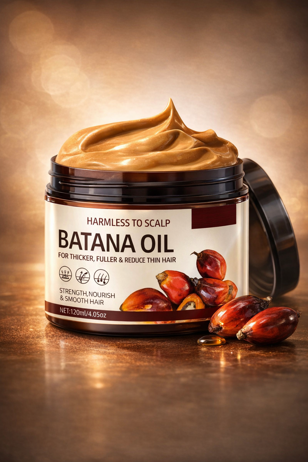 Huile de Batana Brute 100 % Pure