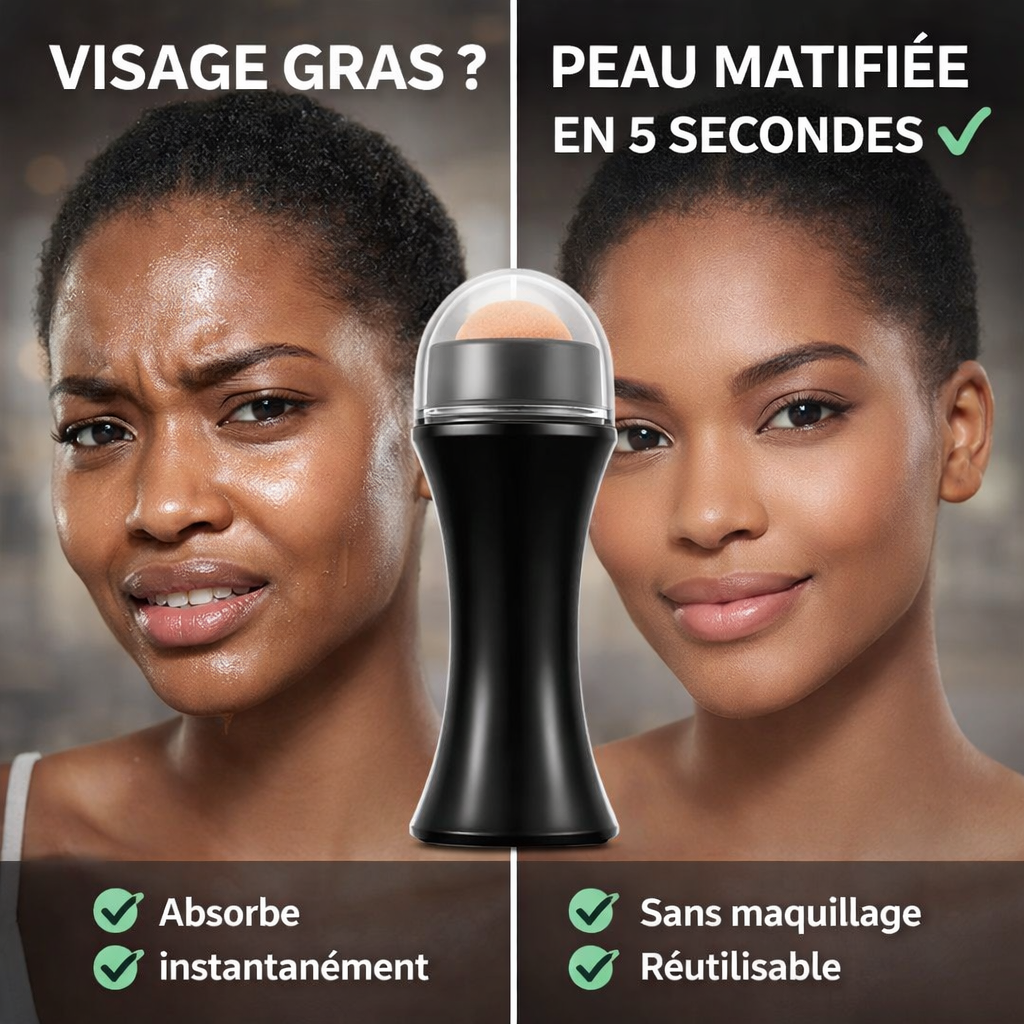 Rouleau Volcanique Anti-Sébum – Résultats en 5 Secondes