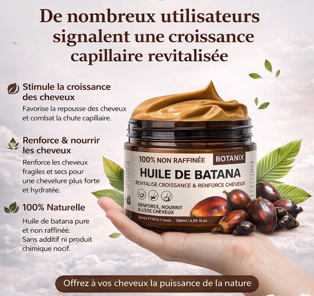 Huile de Batana Brute 100 % Pure