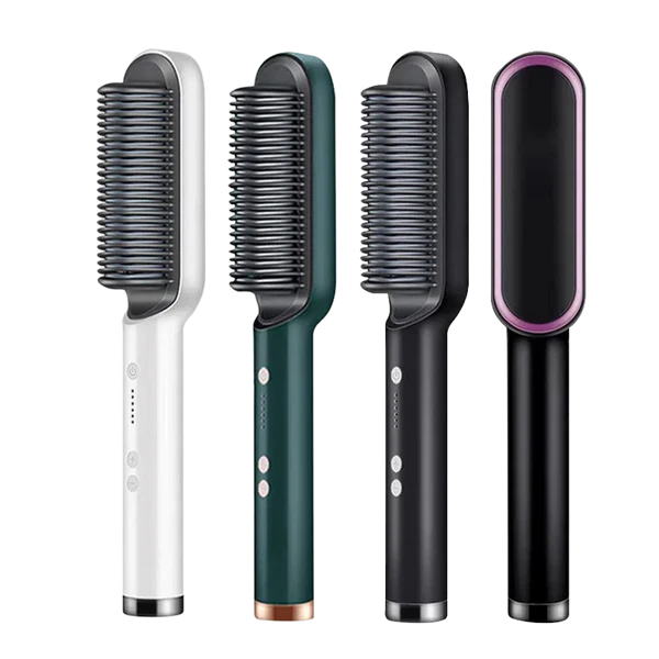 Brosse Lissante 2 en 1 – Lissage Express en 10 Minutes
