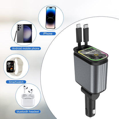 Chargeur Voiture 5-en-1 Puissant → TCHAD
