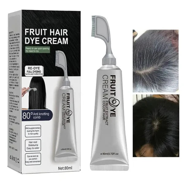 Crème Colorante Anti-Cheveux Blancs