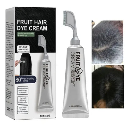 Crème Colorante Anti-Cheveux Blancs