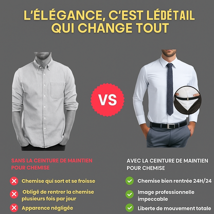 Ceinture de maintien pour chemise→ BURKINA