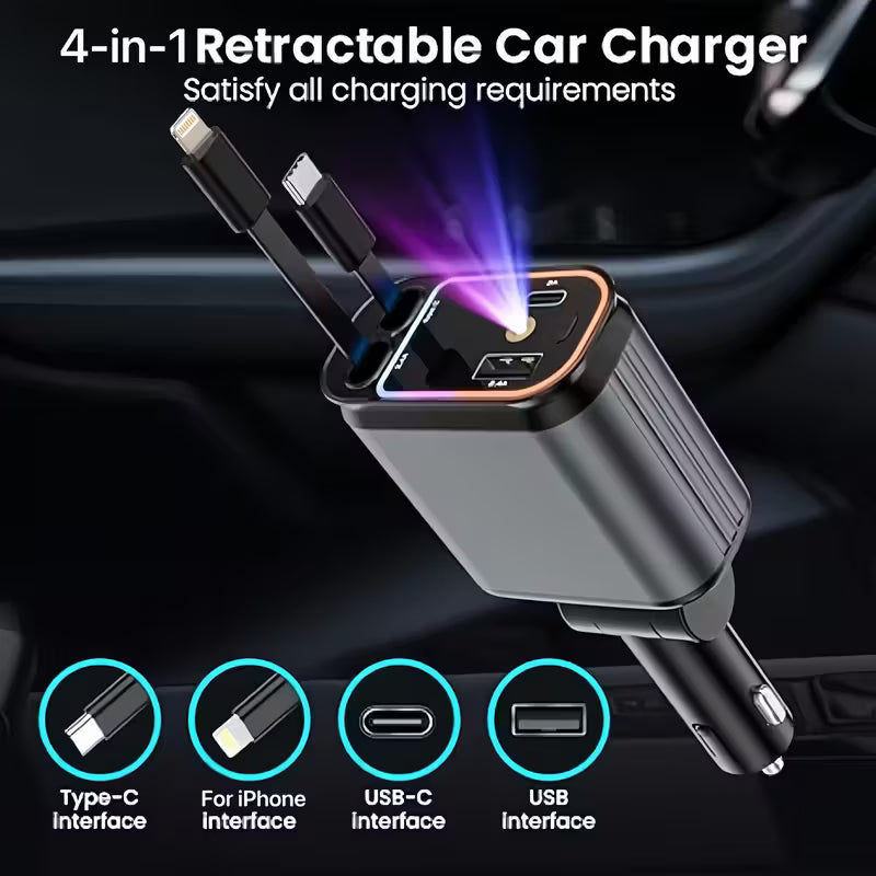 Chargeur Voiture 5-en-1 Puissant → TCHAD