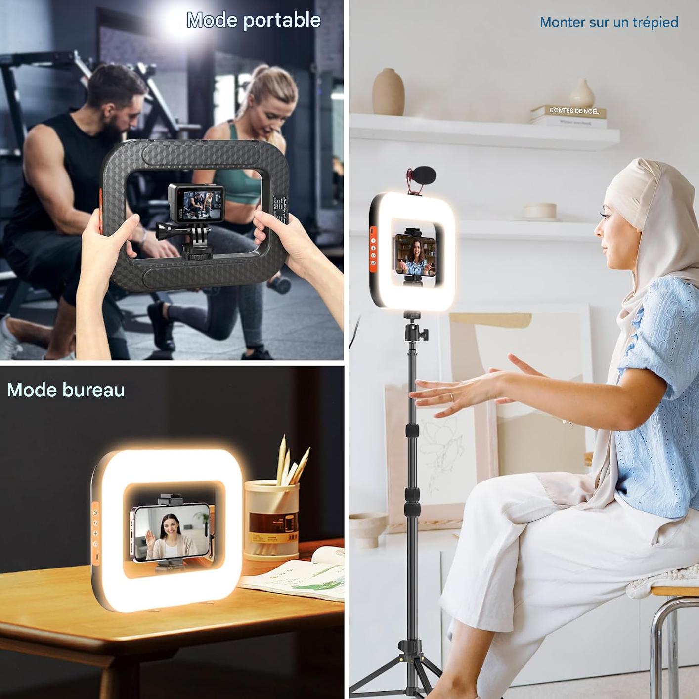 Anneau Lumineux Rechargeable