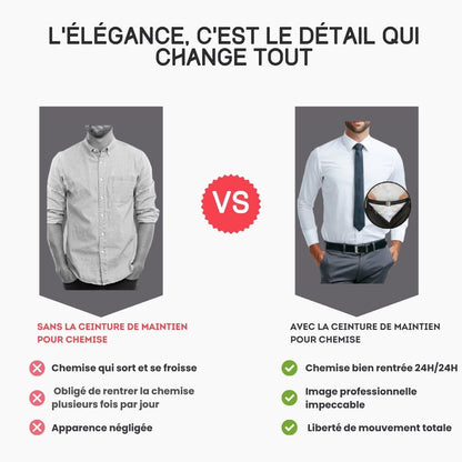 Ceinture de maintien pour chemise