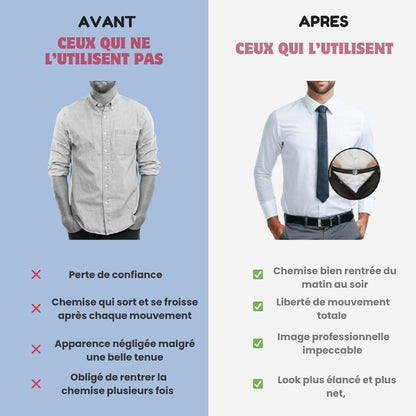 Ceinture de maintien pour chemise