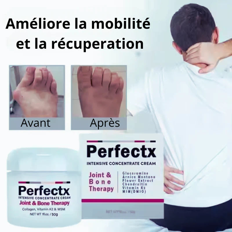 Perfectx – Crème Thérapeutique Avancée pour les Articulations et les Douleurs Musculaire