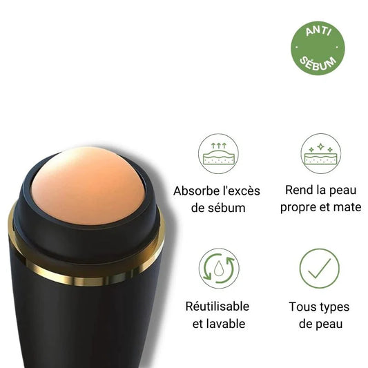 Rouleau Volcanique Anti-Sébum – Résultats en 5 Secondes