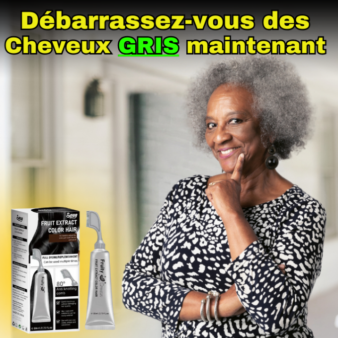 Crème Colorante Anti-Cheveux Blancs